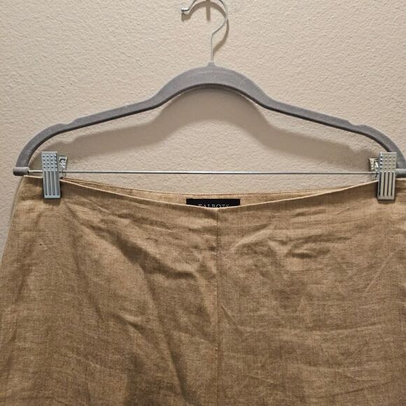 Talbots Women's Wide Leg Linen Pants  Size 12P - Picture 2 of 6